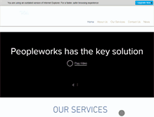 Tablet Screenshot of peopleworks.com.au